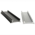 Anodized aluminum wardrobe bottom rail/ aluminum wardrobe sliding door profile